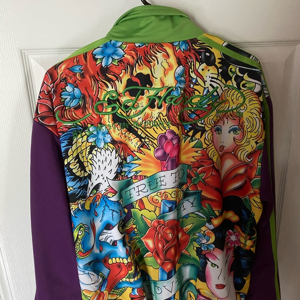 Vintage Ed hardy track jacket!